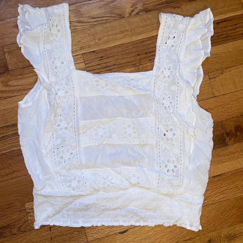 White tank top
